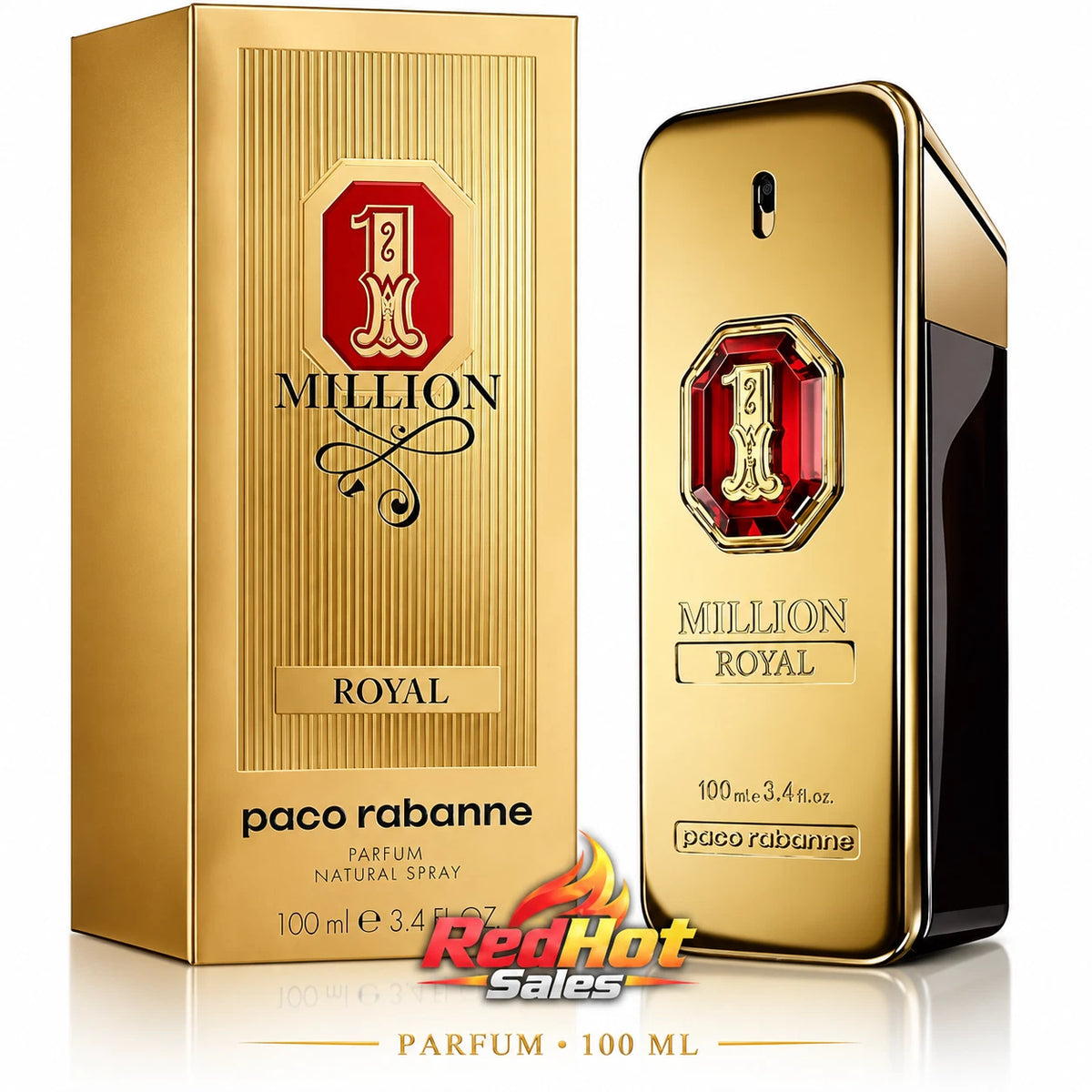 Paco Rabanne 1 Million Royal 100ml Parfum Spray for Men Boxed