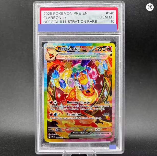 Flareon ex 2025 Pokemon Card