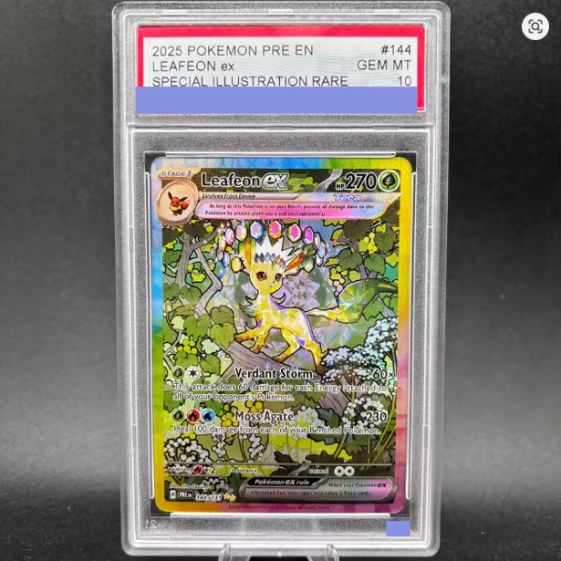 Leafeon ex 2025 Pokemon Card