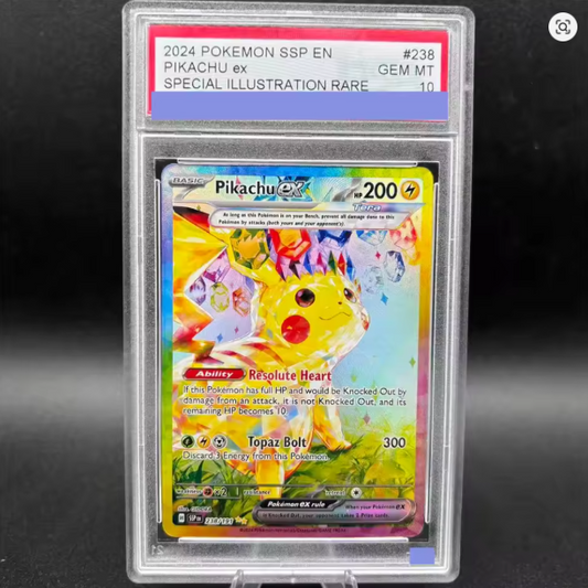 Pikachu Ex 2024 Pokemon Card