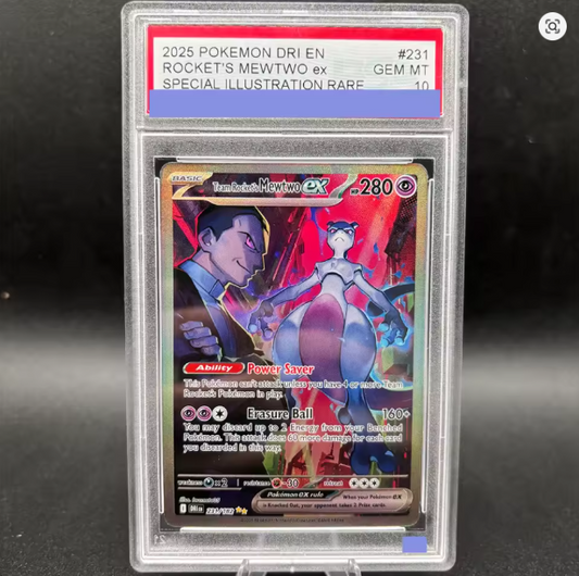 Rocket's Mewtwo ex 2025 Pokemon Card