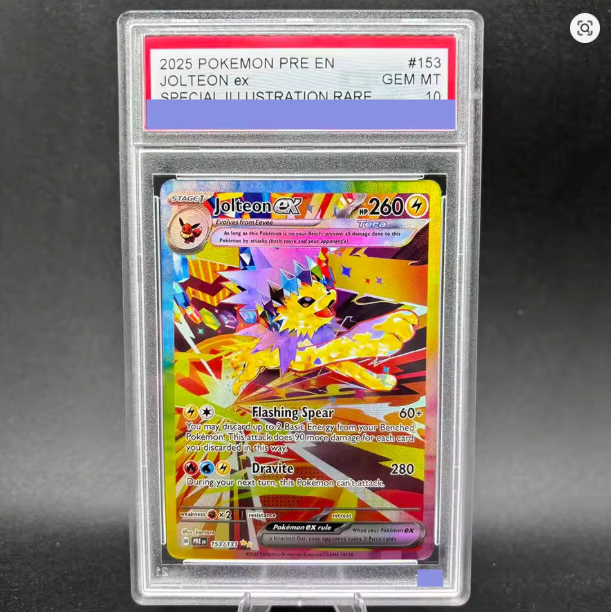 Jolteon ex 2025 Pokemon Card
