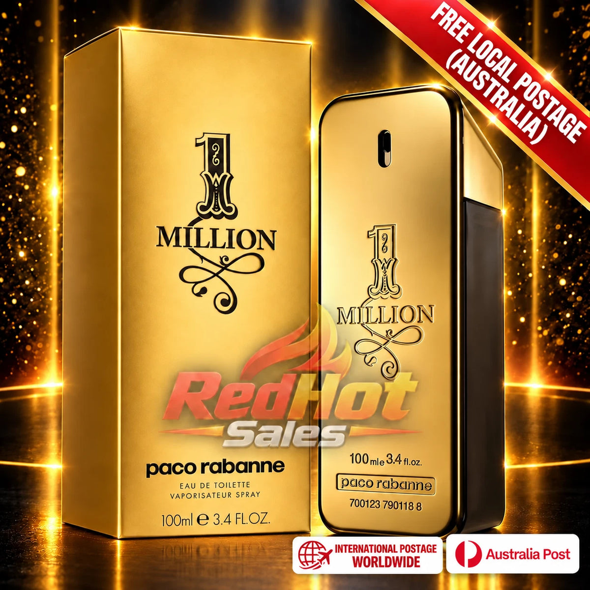 Paco Rabanne 1 Million 100ml Men’s Fragrance Spray New In Box