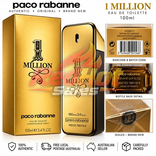 Paco Rabanne 1 Million 100ml Men’s Fragrance Spray New In Box